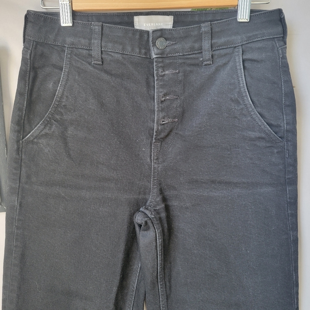 Everlane The Wide Leg Denim Jeans 28 Ankle - Picture 4 of 16